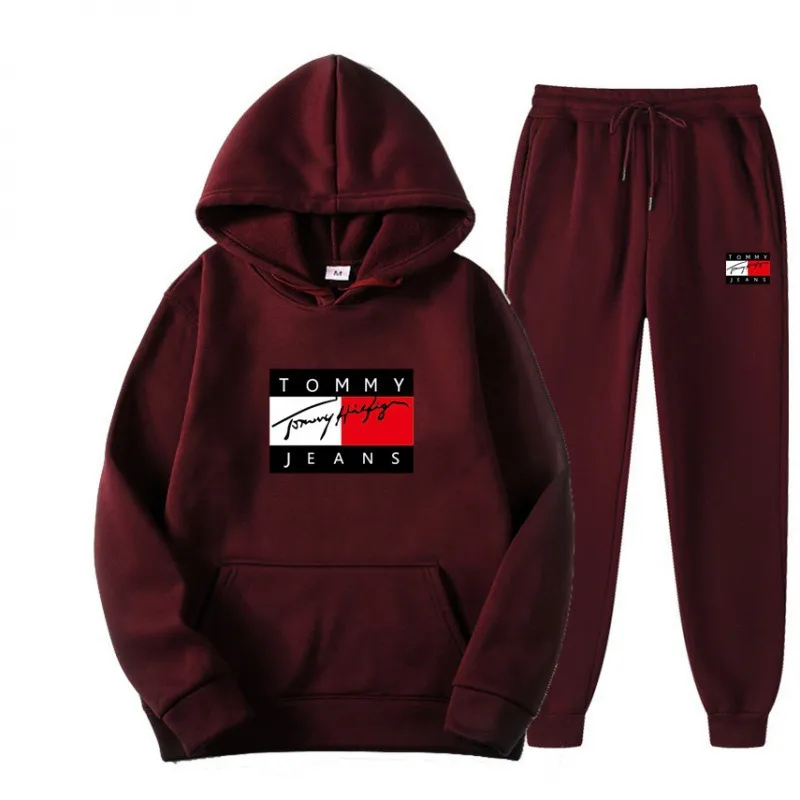 Men's and Women's Tracksuit Set - Spring/Autumn Sports Suit, Casual Hooded Sweatshirt, Running Sportswear - Comfortable and Stylish thumbnail 7