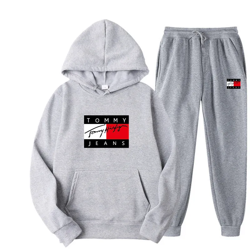 Men's and Women's Tracksuit Set - Spring/Autumn Sports Suit, Casual Hooded Sweatshirt, Running Sportswear - Comfortable and Stylish thumbnail 5
