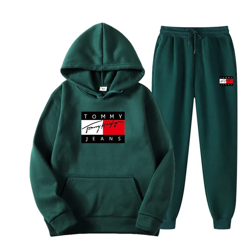 Men's and Women's Tracksuit Set - Spring/Autumn Sports Suit, Casual Hooded Sweatshirt, Running Sportswear - Comfortable and Stylish thumbnail 9
