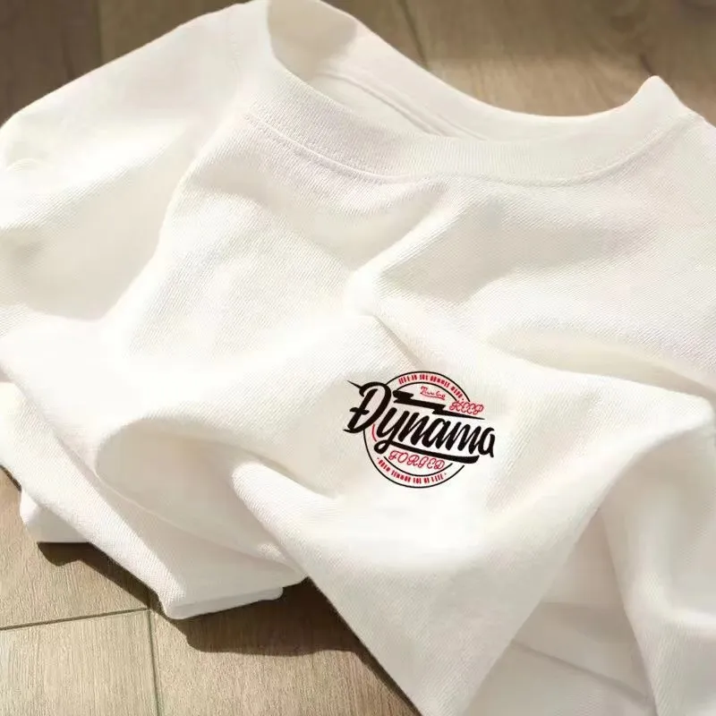 Couple's Matching T-Shirts: Summer Cotton Short Sleeve Tees for Men and Women, Loose Fit, Casual Trendy Tops showcase 14