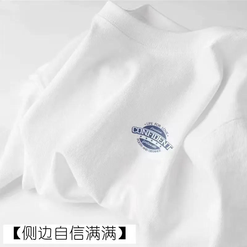 Couple's Matching T-Shirts: Summer Cotton Short Sleeve Tees for Men and Women, Loose Fit, Casual Trendy Tops showcase 8