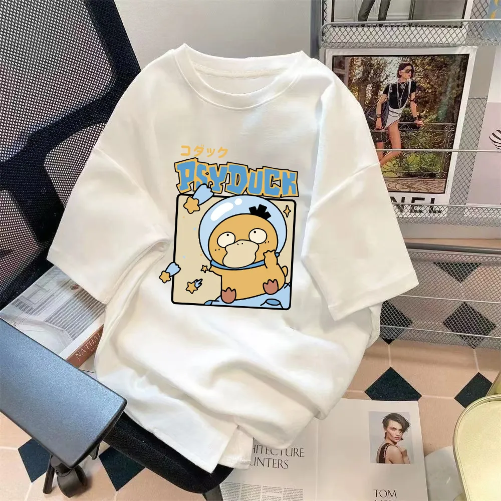 Men's Summer Short Sleeve T-Shirt with Bear Print - Casual Loose Fit Graphic Tee Top for Men and Teens thumbnail 3