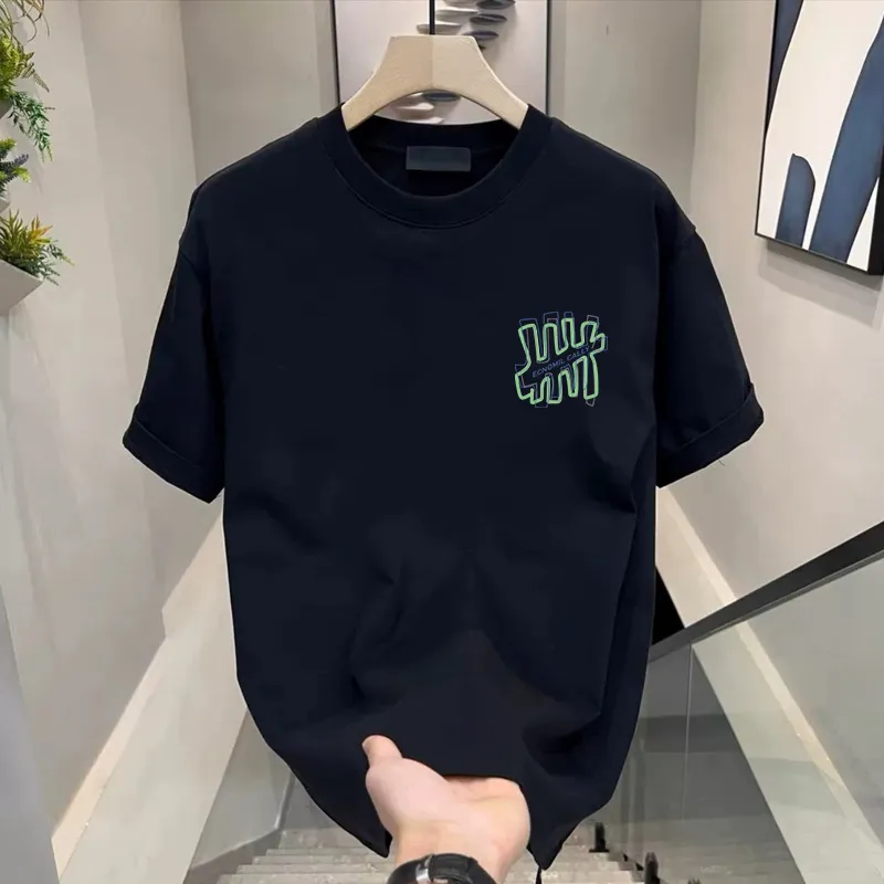 Men's Summer Ice Silk T-Shirt - Short Sleeve Crewneck Casual Top - Breathable, Lightweight, Trendy Base Layer for Hot Weather thumbnail 4