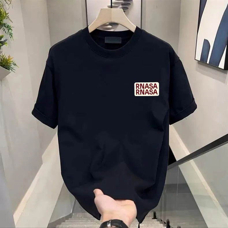 Men's Summer Ice Silk T-Shirt - Short Sleeve Crewneck Casual Top - Breathable, Lightweight, Trendy Base Layer for Hot Weather showcase 5