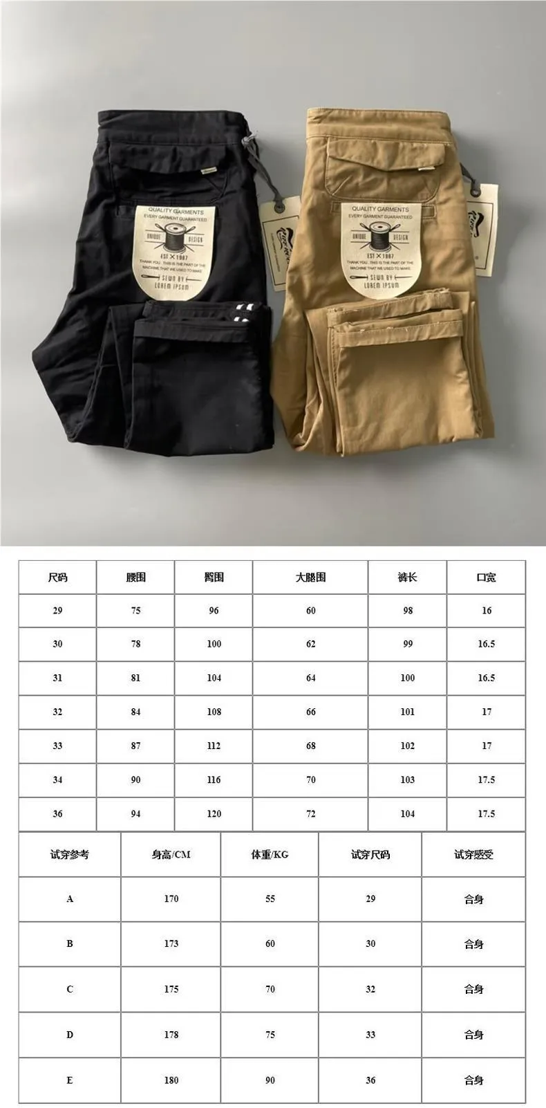 Men's Heavyweight Cotton Cargo Pants, Vintage Washed Multi-Pocket Relaxed Fit Straight Leg Work Trousers for Casual Wear showcase 1