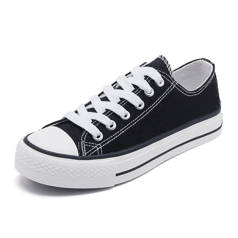 Women's Canvas Sneakers 2025 Spring Autumn Classic Korean Style White Shoes Student Casual Sneakers Couple Style Men's Shoes Wholesale thumbnail 5
