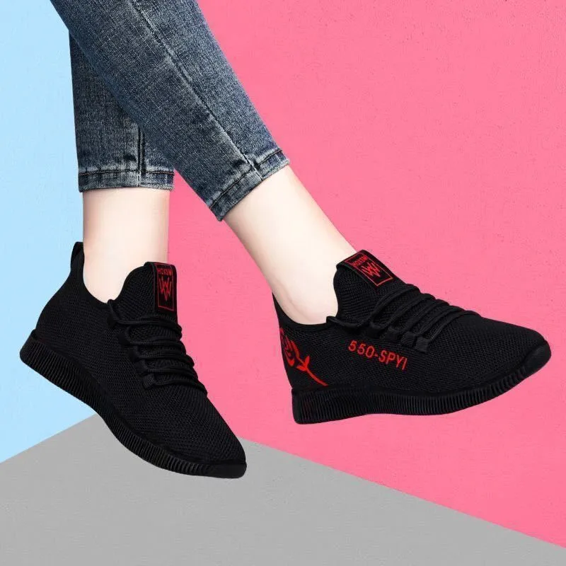 Women's Casual Sports Shoes - Spring/Summer Soft Sole Student Running Shoes - Low Top Fashion Sneakers for Women thumbnail 3