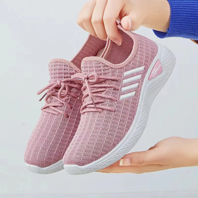 Women's Casual Sports Shoes - Spring/Summer Soft Sole Student Running Shoes - Low Top Fashion Sneakers for Women thumbnail 7