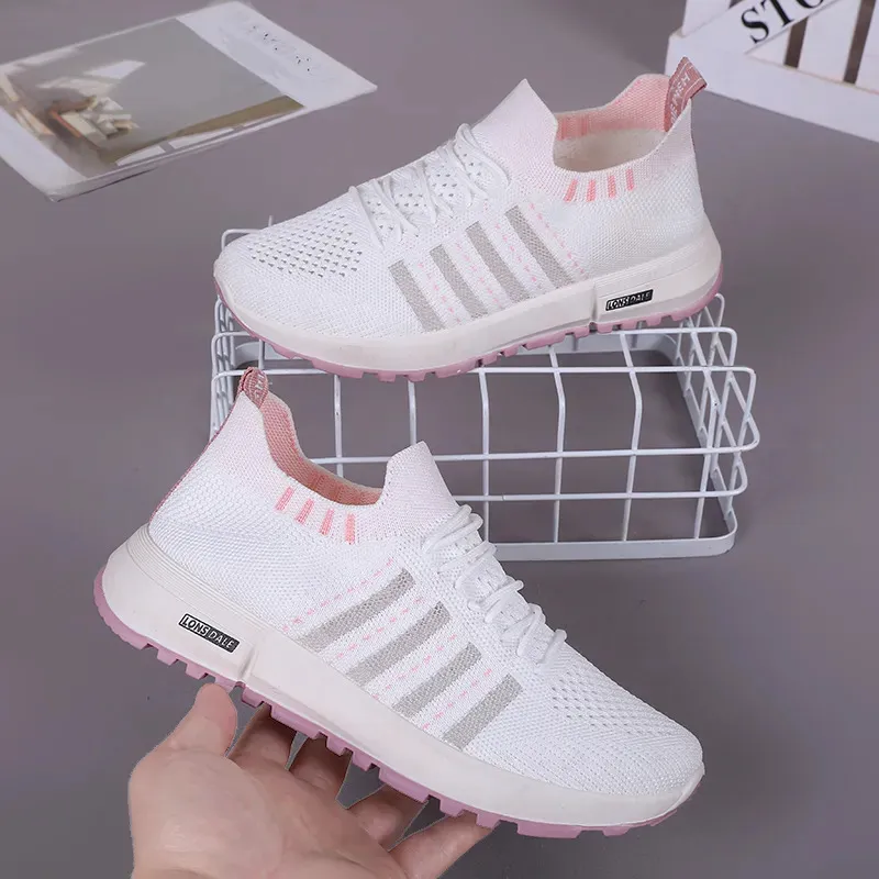 Women's Casual Sports Shoes - Spring/Summer Soft Sole Student Running Shoes - Low Top Fashion Sneakers for Women thumbnail 10