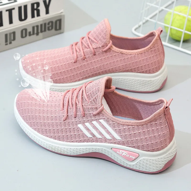 Women's Casual Sports Shoes - Spring/Summer Soft Sole Student Running Shoes - Low Top Fashion Sneakers for Women thumbnail 1
