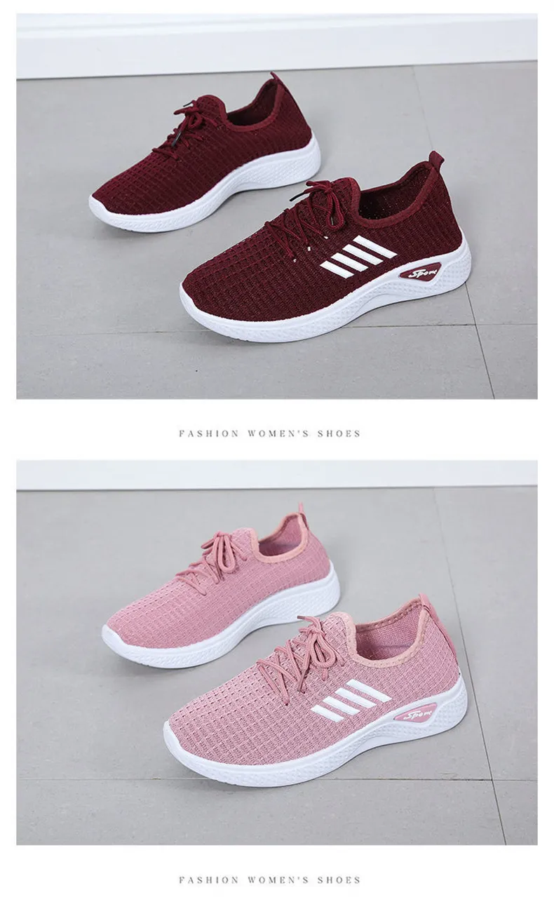 Women's Casual Sports Shoes - Spring/Summer Soft Sole Student Running Shoes - Low Top Fashion Sneakers for Women showcase 19