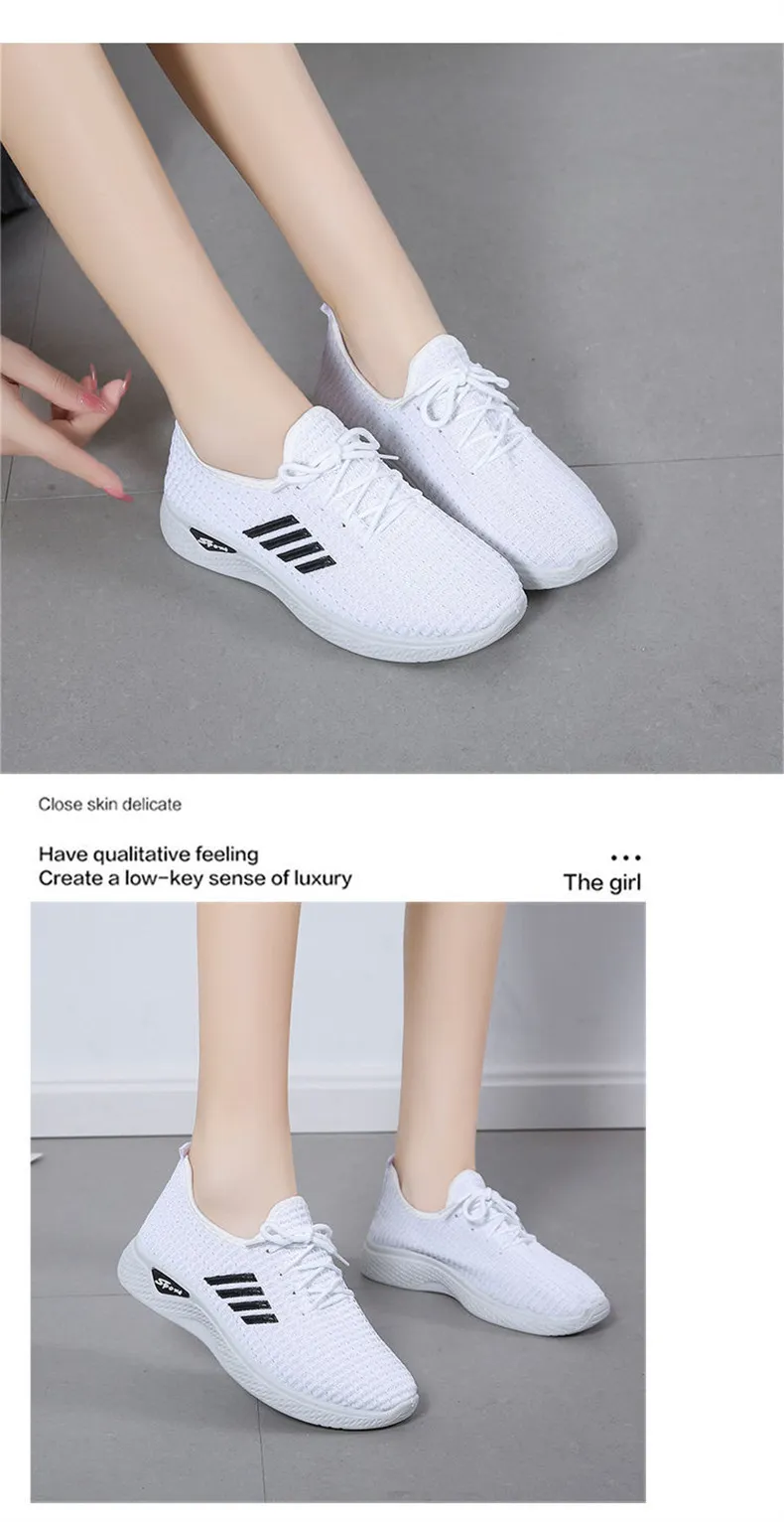 Women's Casual Sports Shoes - Spring/Summer Soft Sole Student Running Shoes - Low Top Fashion Sneakers for Women showcase 15