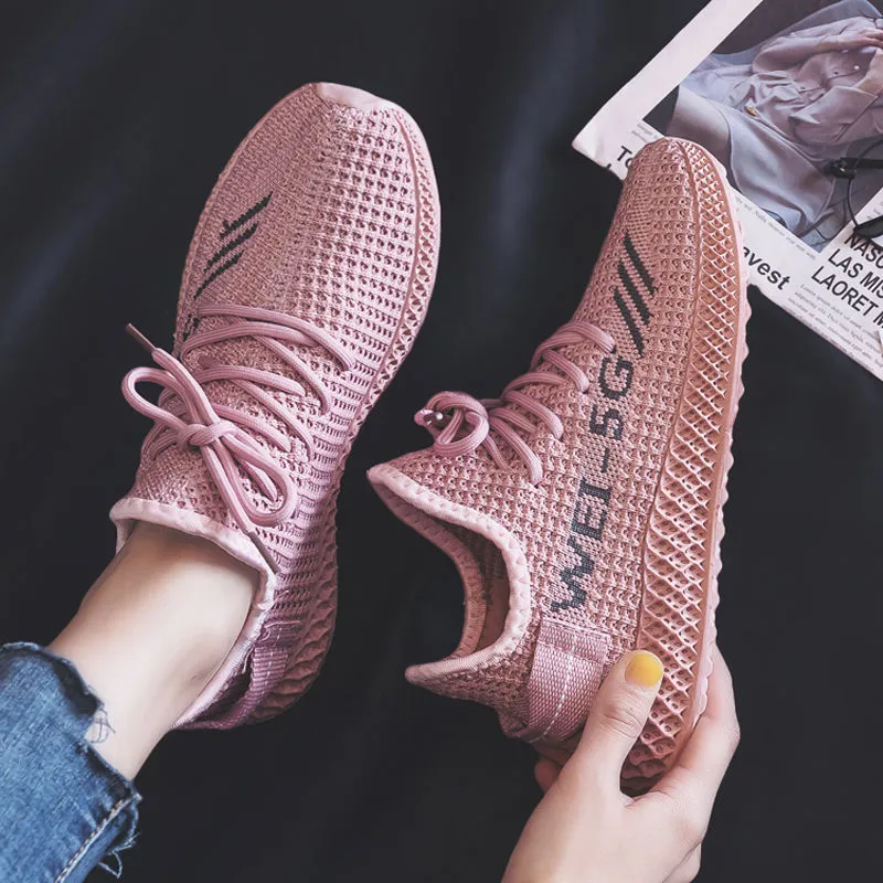 Women's Casual Sports Shoes - Spring/Summer Soft Sole Student Running Shoes - Low Top Fashion Sneakers for Women thumbnail 2