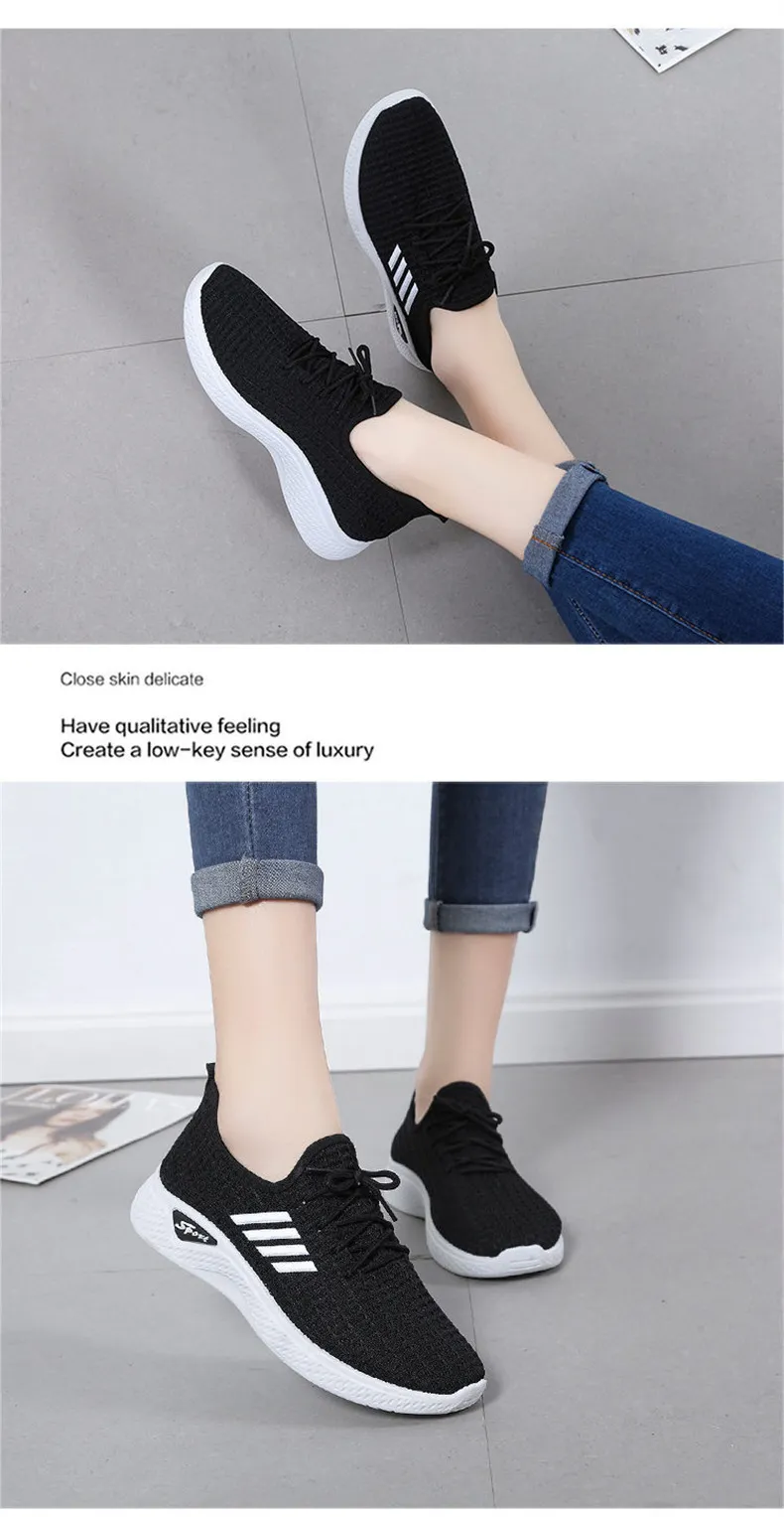 Women's Casual Sports Shoes - Spring/Summer Soft Sole Student Running Shoes - Low Top Fashion Sneakers for Women showcase 11
