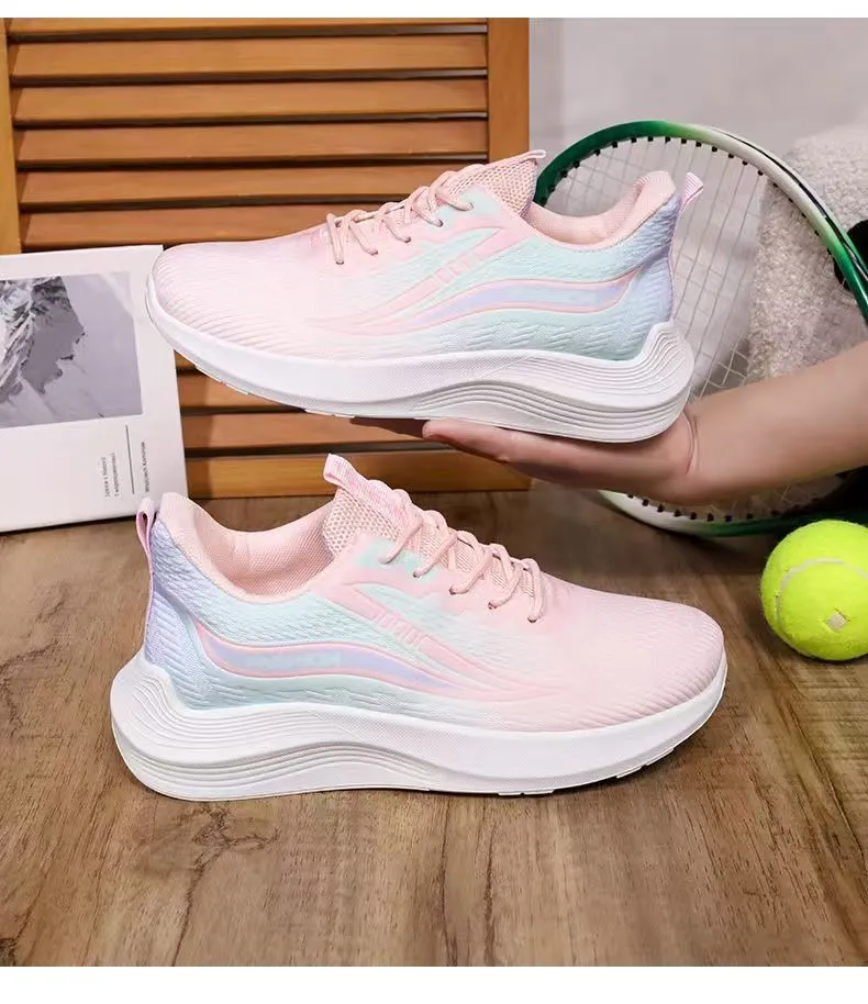 Women's Ultra Light Running Shoes - 2025 Spring/Autumn Breathable Sneakers, Shock Absorption, Soft Sole, Student Athletic Footwear showcase 3