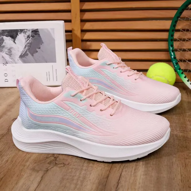 Women's Ultra Light Running Shoes - 2025 Spring/Autumn Breathable Sneakers, Shock Absorption, Soft Sole, Student Athletic Footwear showcase 10