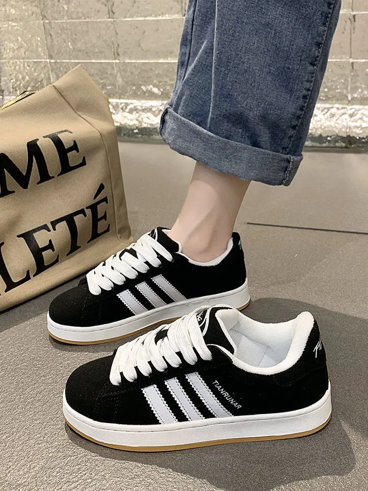 Women's Pink Bread Sneakers - 2025 Trendy Casual Student Shoes - Breathable, Easy to Match Sports Sneakers for Girls and Young Women showcase 8