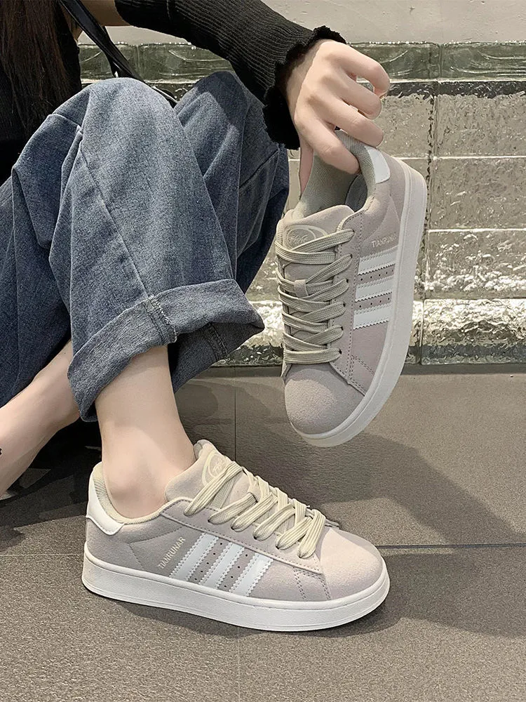 Women's Pink Bread Sneakers - 2025 Trendy Casual Student Shoes - Breathable, Easy to Match Sports Sneakers for Girls and Young Women showcase 16