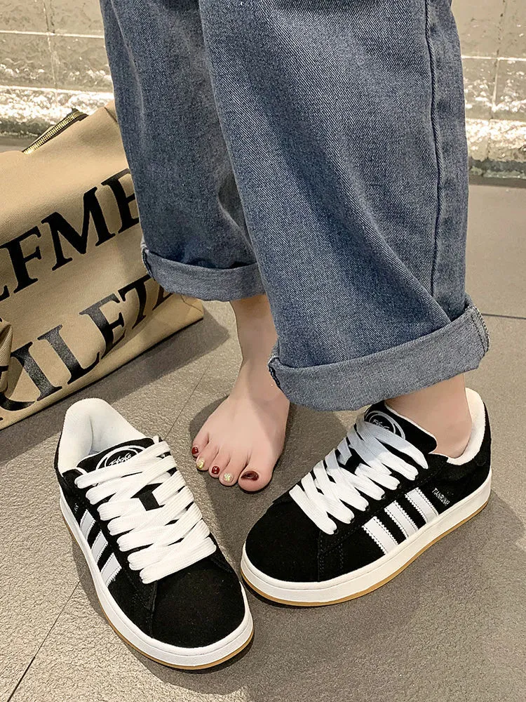 Women's Pink Bread Sneakers - 2025 Trendy Casual Student Shoes - Breathable, Easy to Match Sports Sneakers for Girls and Young Women showcase 11