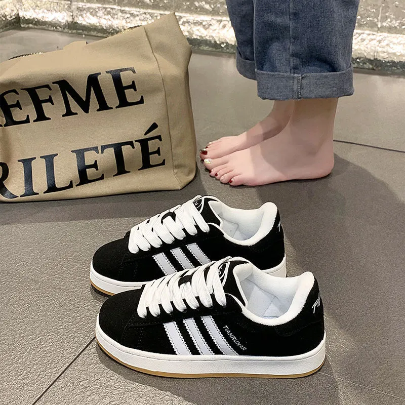 Women's Pink Bread Sneakers - 2025 Trendy Casual Student Shoes - Breathable, Easy to Match Sports Sneakers for Girls and Young Women showcase 5