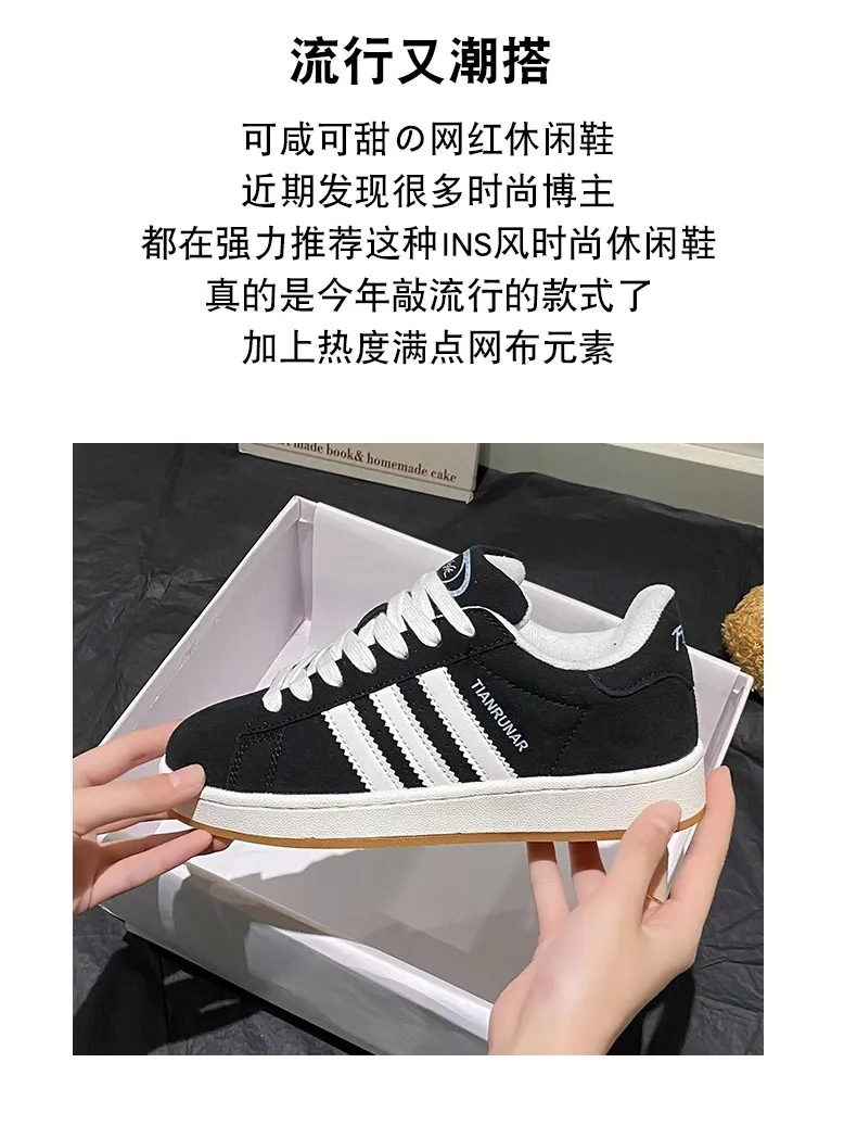 Women's Pink Bread Sneakers - 2025 Trendy Casual Student Shoes - Breathable, Easy to Match Sports Sneakers for Girls and Young Women showcase 4