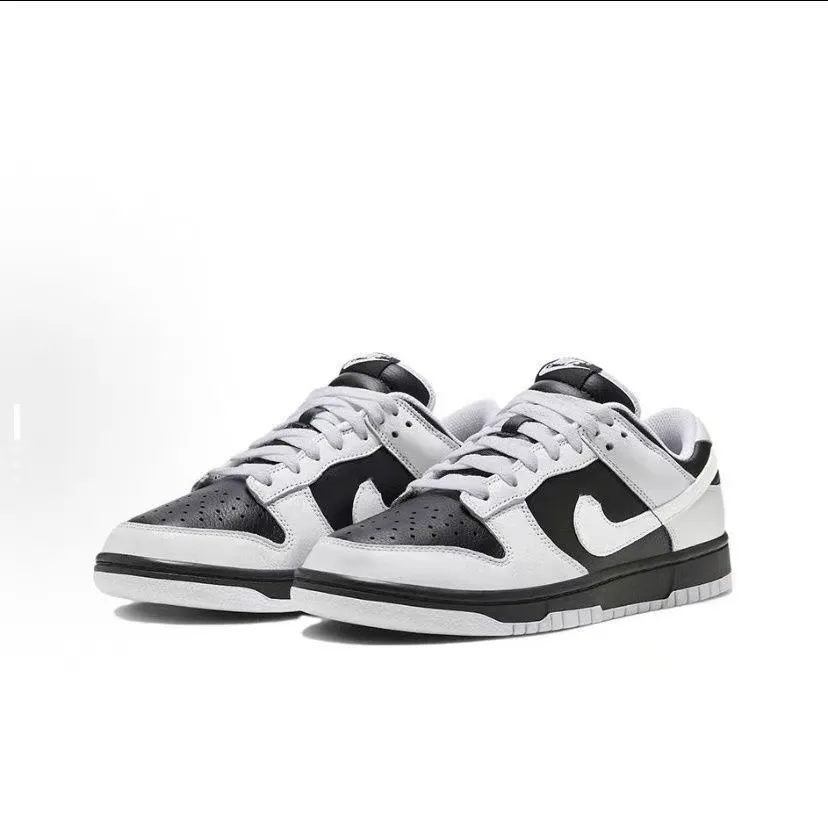 Nike Dunk Low Panda Black White Casual Shoes - Unisex Sneakers for Men & Women - Lightweight Sports Shoes - Original Quality thumbnail 10