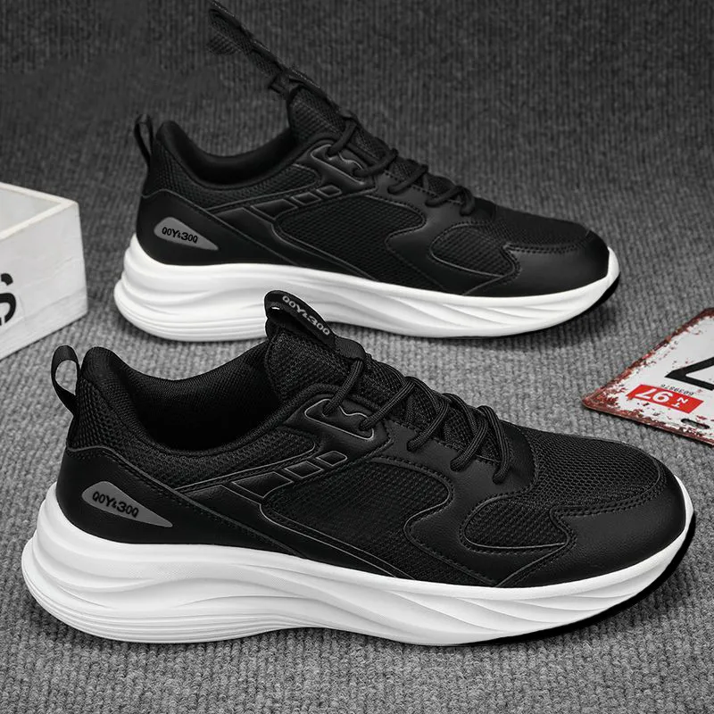 Men's Breathable Mesh Running Shoes - Lightweight Casual Sports Sneakers for Summer & Autumn - Trendy Fashion Footwear thumbnail 1