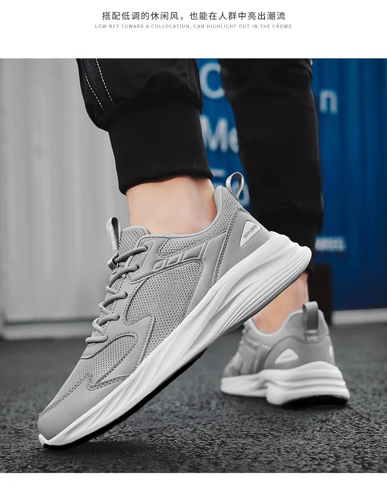 Men's Breathable Mesh Running Shoes - Lightweight Casual Sports Sneakers for Summer & Autumn - Trendy Fashion Footwear showcase 18
