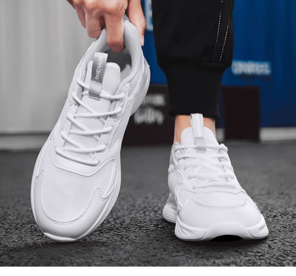Men's Breathable Mesh Running Shoes - Lightweight Casual Sports Sneakers for Summer & Autumn - Trendy Fashion Footwear showcase 15
