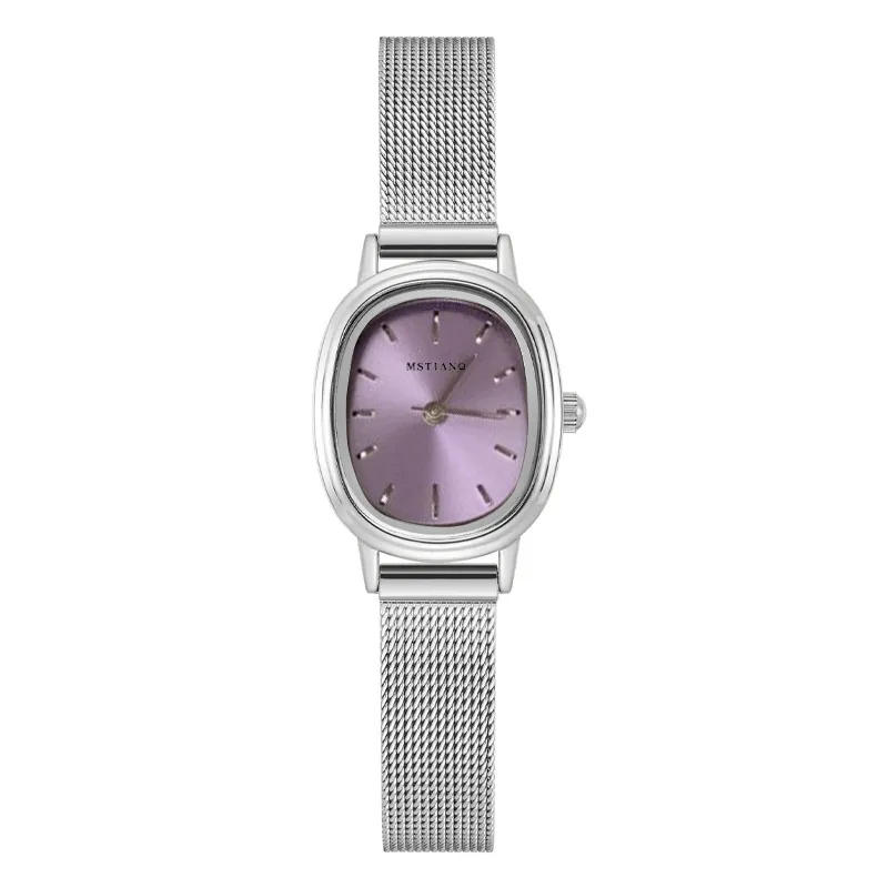 Elegant Oval Women's Watch Retro Style | Exquisite Small Dial Wristwatch for Students & Ladies | Simple Luxury Niche Pointer Design | Fashionable Timepiece thumbnail 10