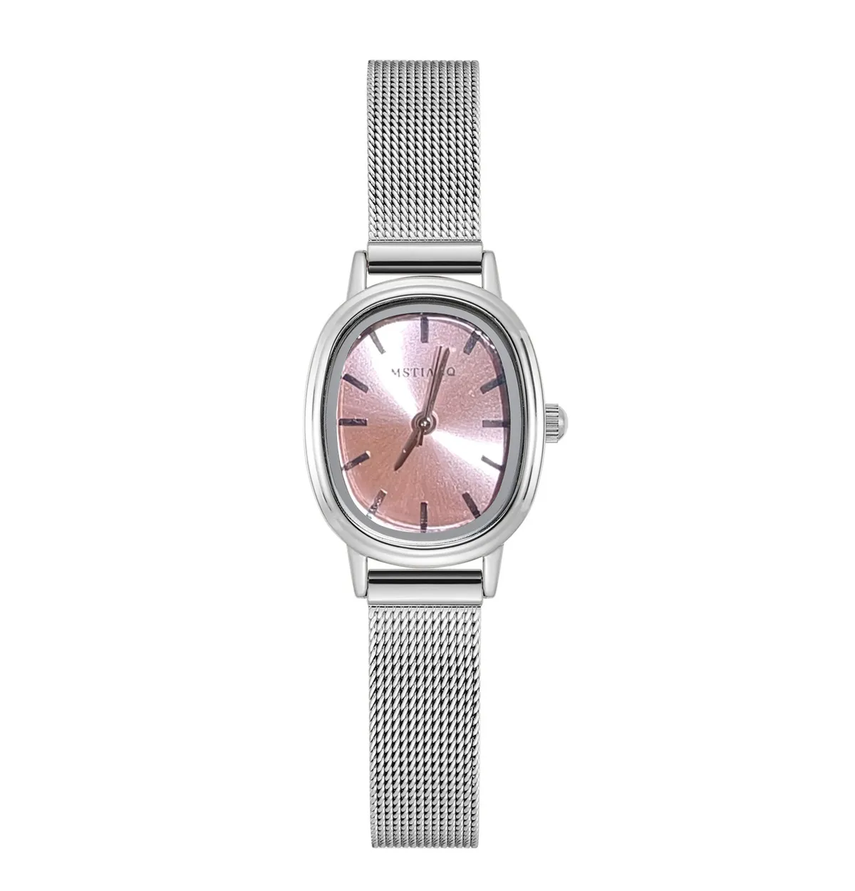 Elegant Oval Women's Watch Retro Style | Exquisite Small Dial Wristwatch for Students & Ladies | Simple Luxury Niche Pointer Design | Fashionable Timepiece thumbnail 6