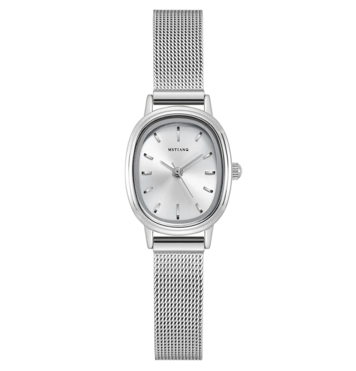 Elegant Oval Women's Watch Retro Style | Exquisite Small Dial Wristwatch for Students & Ladies | Simple Luxury Niche Pointer Design | Fashionable Timepiece thumbnail 9