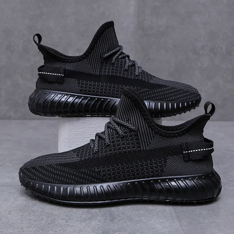Men's and Women's Lightweight Breathable Fly-Knit Coconut Shoes - Large Size Casual Sports Sneakers for Summer - Couple Matching Style thumbnail 4
