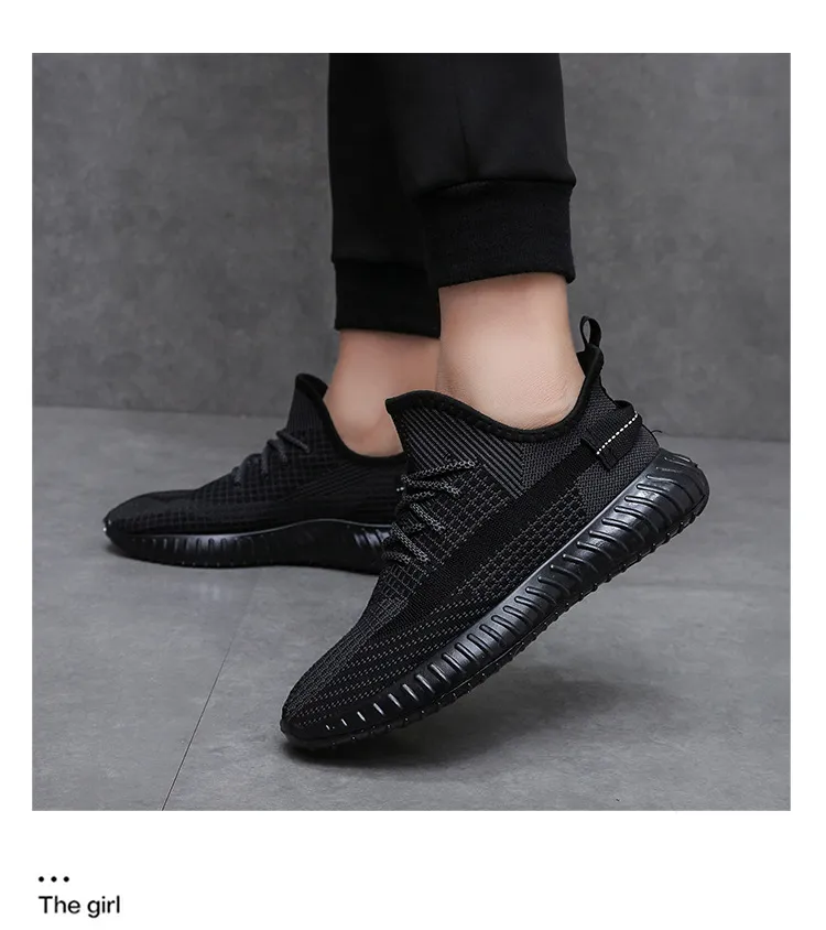 Men's and Women's Lightweight Breathable Fly-Knit Coconut Shoes - Large Size Casual Sports Sneakers for Summer - Couple Matching Style showcase 17