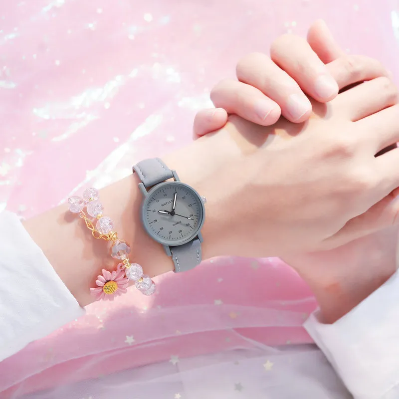 Elegant Korean Style Antique Mori Style Watch for Women and Teen Girls - Simple, Fresh, and Stylish Wristwatch showcase 5