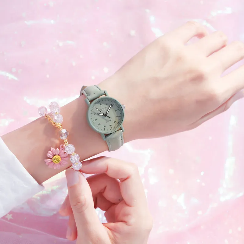Elegant Korean Style Antique Mori Style Watch for Women and Teen Girls - Simple, Fresh, and Stylish Wristwatch showcase 4