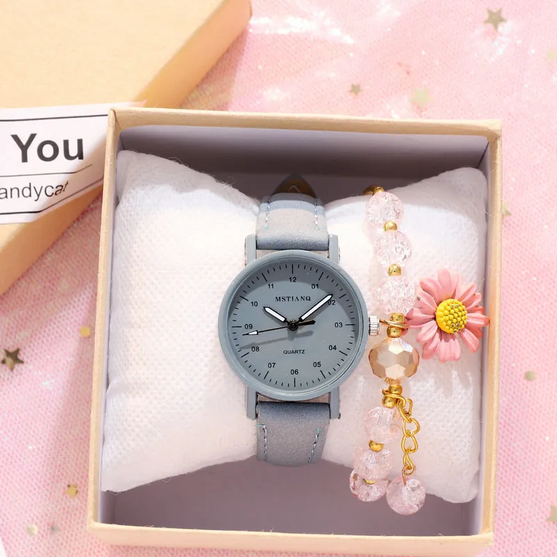 Elegant Korean Style Antique Mori Style Watch for Women and Teen Girls - Simple, Fresh, and Stylish Wristwatch showcase 6