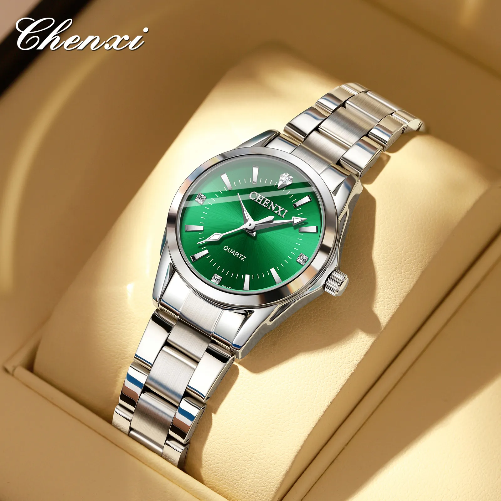 Women's Quartz Wrist Watch Waterproof Couple Watches Set, Fashion Explosion Style, Stainless Steel Band, Casual Dress Watch for Ladies and Men thumbnail 10
