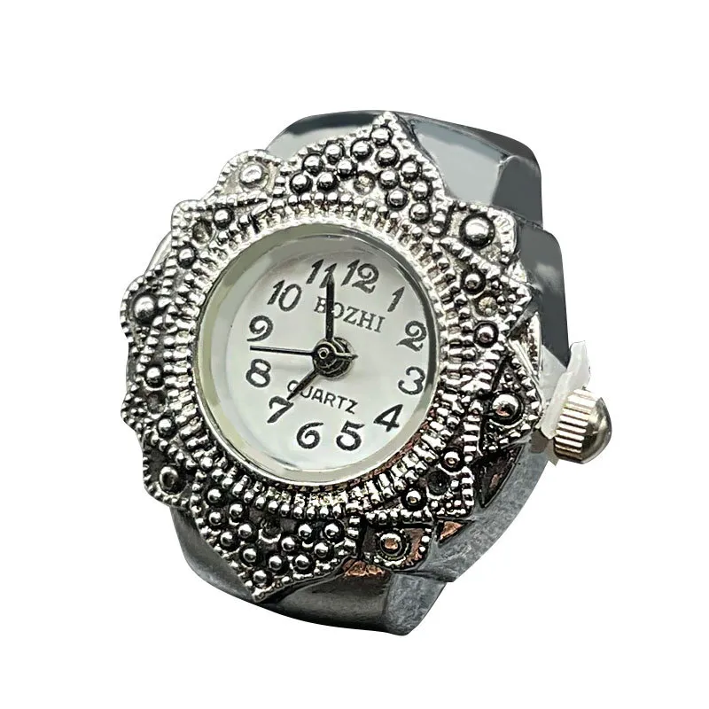 Elegant Quartz Finger Ring Watch for Men and Women - Unique Fashion Jewelry, Couple Watches, Wholesale Available thumbnail 5