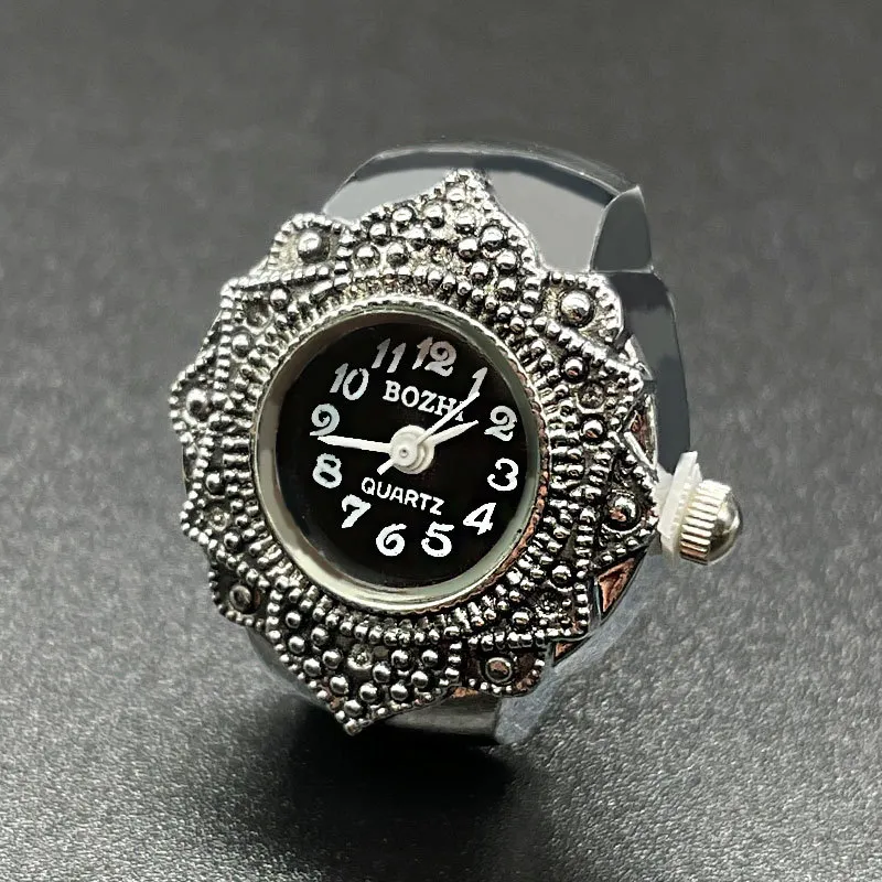 Elegant Quartz Finger Ring Watch for Men and Women - Unique Fashion Jewelry, Couple Watches, Wholesale Available thumbnail 6