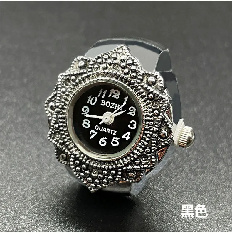 Elegant Quartz Finger Ring Watch for Men and Women - Unique Fashion Jewelry, Couple Watches, Wholesale Available showcase 7