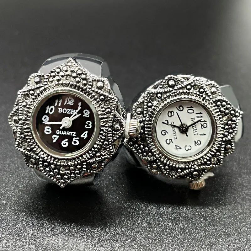 Elegant Quartz Finger Ring Watch for Men and Women - Unique Fashion Jewelry, Couple Watches, Wholesale Available thumbnail 3