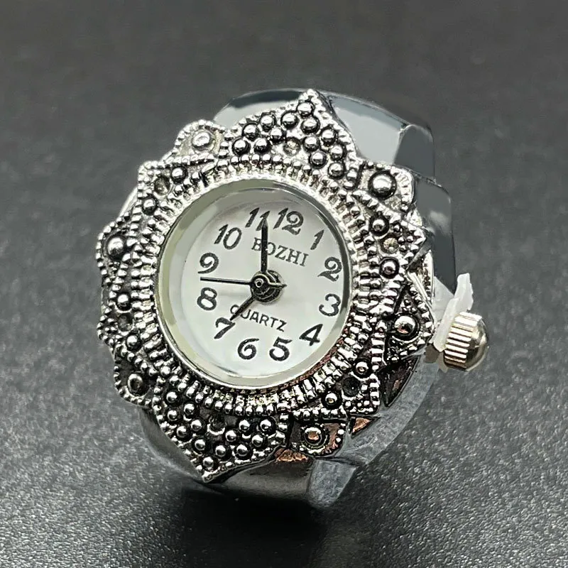 Elegant Quartz Finger Ring Watch for Men and Women - Unique Fashion Jewelry, Couple Watches, Wholesale Available thumbnail 8