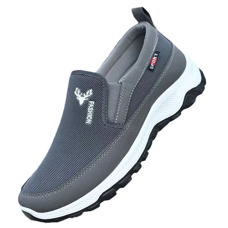 Men's Old Beijing Cloth Shoes - Spring Autumn Casual Shoes, Soft Sole Non-Slip, Low-Top Dad Shoes for Comfort and Style thumbnail 5
