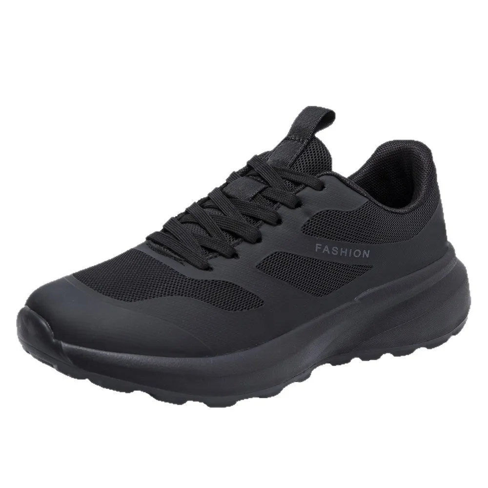 Men's Running Shoes - Comfortable Lightweight Lace-Up Sports Sneakers for Youth - Thick-Soled Rebound Design - Wholesale Foreign Trade Style thumbnail 5