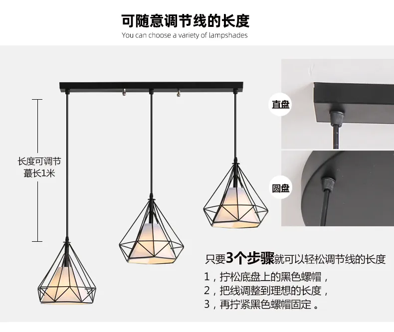 Modern LED Chandelier for Dining Room, Restaurant, Bar - Three Lights, Light Luxury, Minimalist Design, 2026 Model - Dining Table Lighting Fixture showcase 4