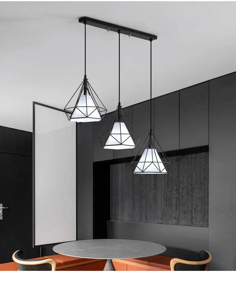 Modern LED Chandelier for Dining Room, Restaurant, Bar - Three Lights, Light Luxury, Minimalist Design, 2026 Model - Dining Table Lighting Fixture showcase 10