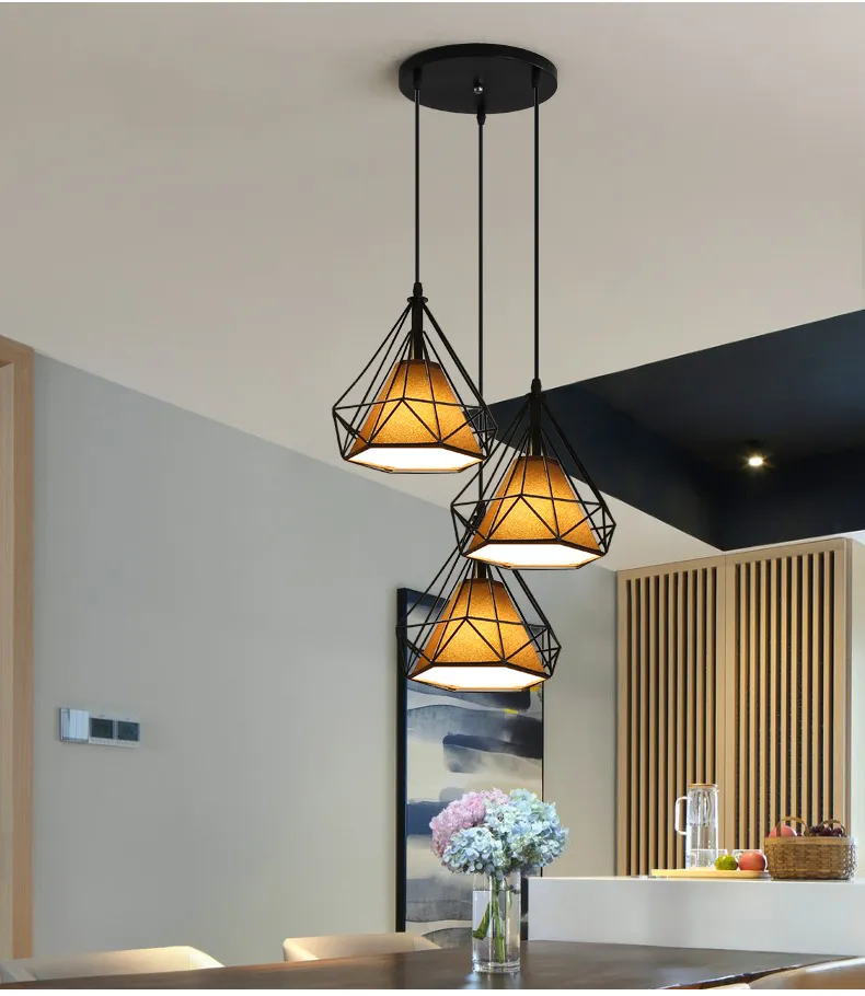 Modern LED Chandelier for Dining Room, Restaurant, Bar - Three Lights, Light Luxury, Minimalist Design, 2026 Model - Dining Table Lighting Fixture showcase 9