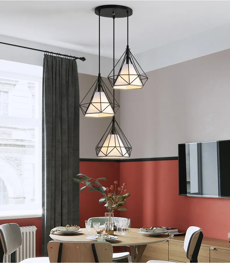 Modern LED Chandelier for Dining Room, Restaurant, Bar - Three Lights, Light Luxury, Minimalist Design, 2026 Model - Dining Table Lighting Fixture showcase 7