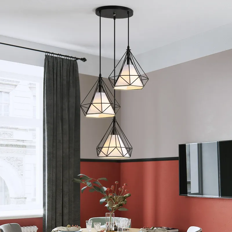 Modern LED Chandelier for Dining Room, Restaurant, Bar - Three Lights, Light Luxury, Minimalist Design, 2026 Model - Dining Table Lighting Fixture thumbnail 2
